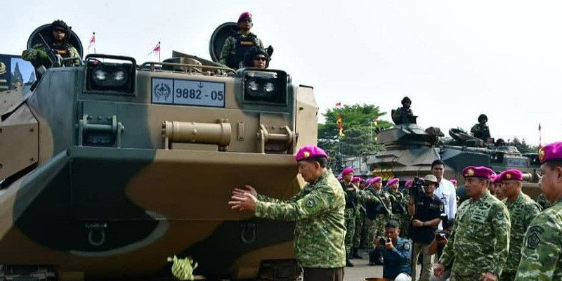 Korps Marinir TNI AL Perkuat Daya Gempur Amfibi