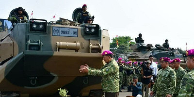 Korps Marinir TNI AL Perkuat Daya Gempur Amfibi