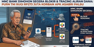 Rekening Purnawirawan TNI Dikuras Rp273 Juta, MNC Bank Didesak Telusuri Dana