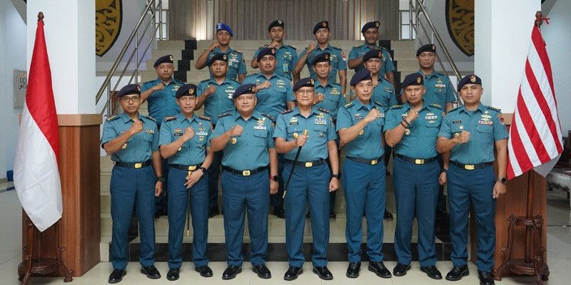 21 Perwira Kodaeral XIV Sorong Laporan Kenaikan Pangkat