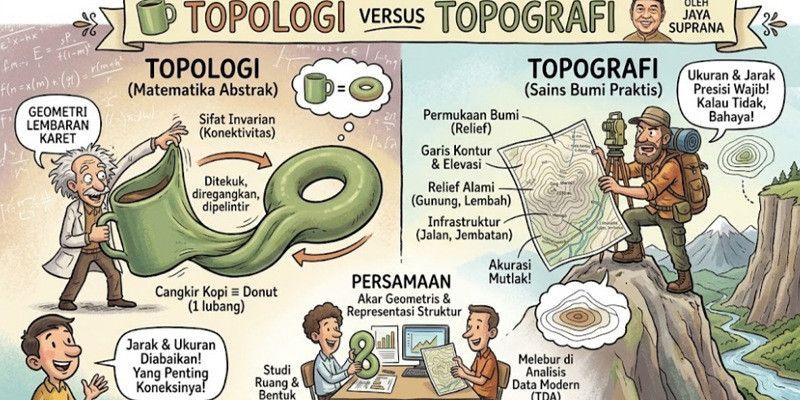Topologi versus  Topografi