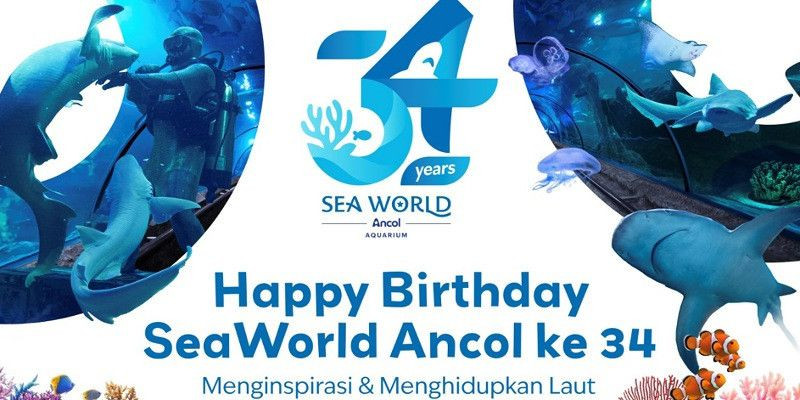 Sea World Ancol Rayakan HUT ke-34, Hadirkan Audio Guide Pinalle