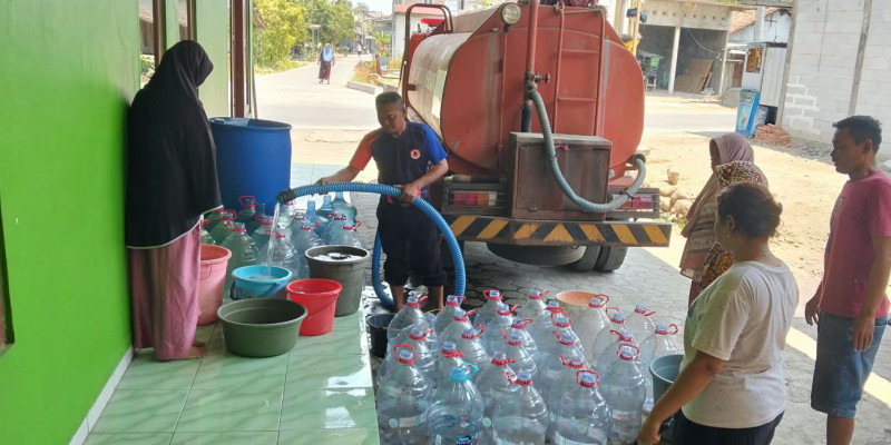 BPBD Demak Distribusikan 2,5 Juta Liter Air Bersih ke Sejumlah Wilayah