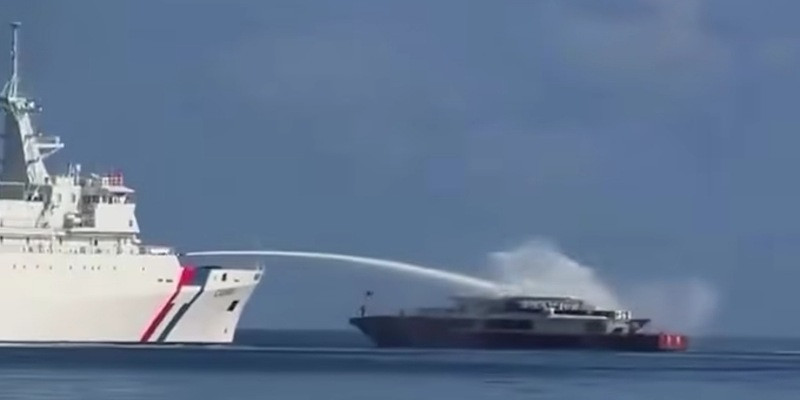 Meriam Air Menggelegar di Laut China Selatan, Kapal Taiwan Usir Nelayan China