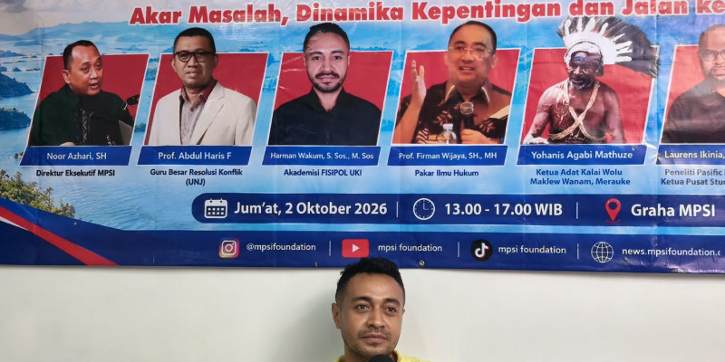 Pusat Studi Papua UKI Nilai Konflik Papua Tak Cukup Ditangani dengan Pendekatan Keamanan