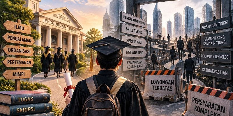 Dari Ruang Kelas ke Dunia Kerja: Mengapa Banyak Lulusan Masih Merasa Kehilangan Arah? 