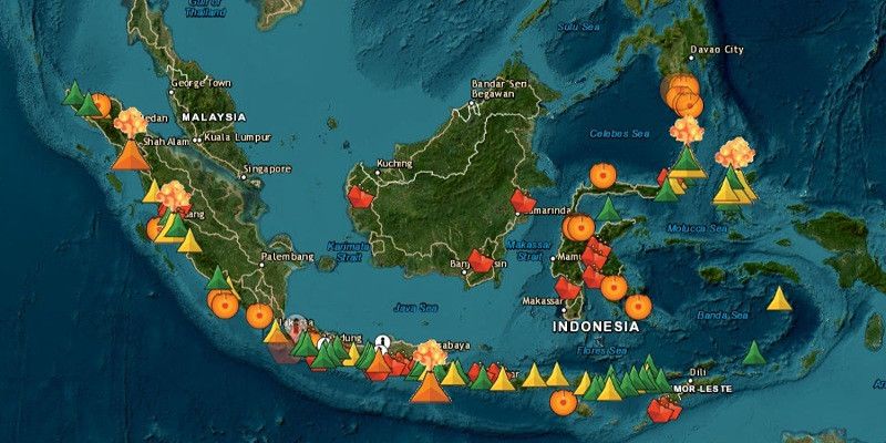 21 Gunung Api Tipe C Tersebar di Indonesia, Apa Saja?