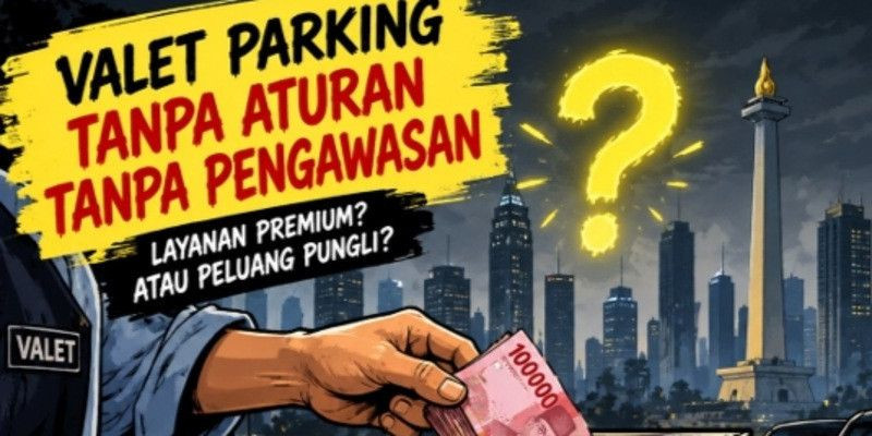 Jakarta Disebut Belum Punya Regulasi Parkir Valet, Tarif hingga Rp250 Ribu Dipersoalkan