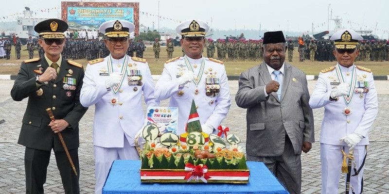 Acara HUT ke-81 TNI di Wilayah Papua Barat Daya