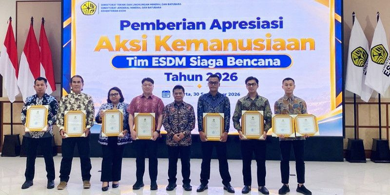 Dedikasi untuk Kemanusiaan, NHM Raih Penghargaan Tim ESDM Siaga Bencana 2026 