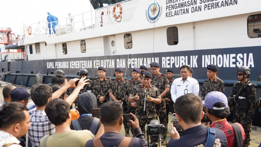 KKP Amankan KM Maulana 23 Beserta Kru Terkait Dugaan Penganiayaan Awak Kapal Perikanan