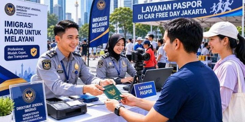 CFD Wisma KEIAI Diramaikan Layanan Paspor Imigrasi DKI