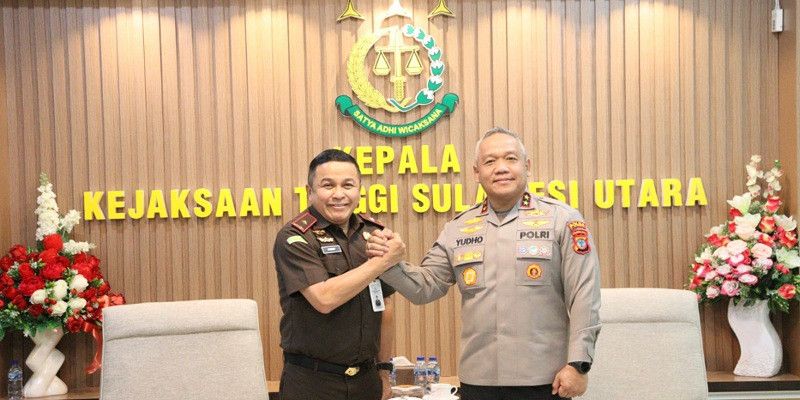 Kapolda Sulut Temui Plt Kajati, Perkuat Sinergi Penegakan Hukum