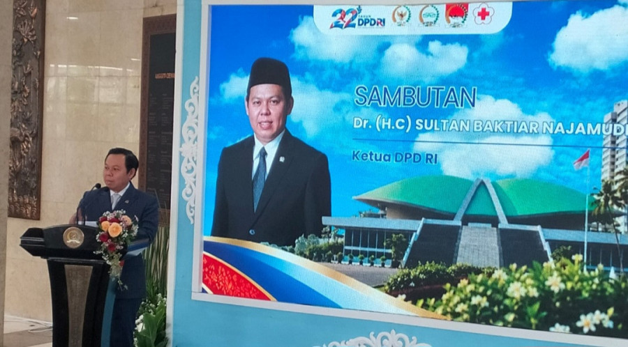 HUT ke-22 DPD Tak Mau Sekadar Seremonial, Sultan Najamudin Dorong Donor Darah Nasional