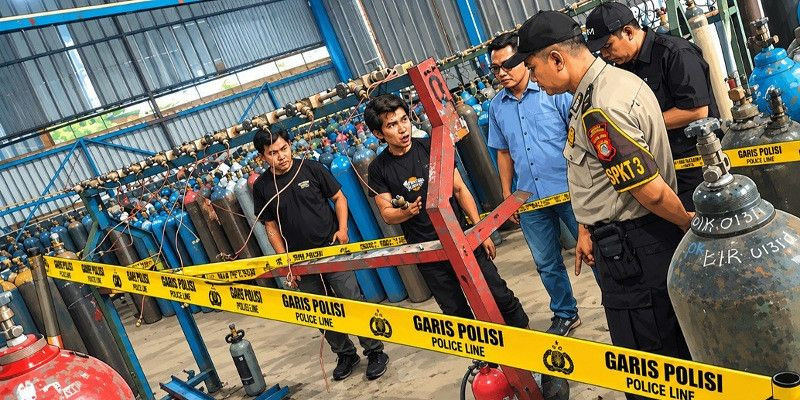 Ledakan Tabung Oksigen Tewaskan Pekerja di Kelapa Gading