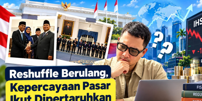 Reshuffle Berulang, Kepercayaan Pasar Ikut Dipertaruhkan