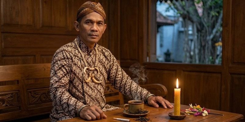 Cahaya Adi Wibowo Ungkap Makna Spiritual Rokok, Teh Tubruk, dan Lilin Menyala