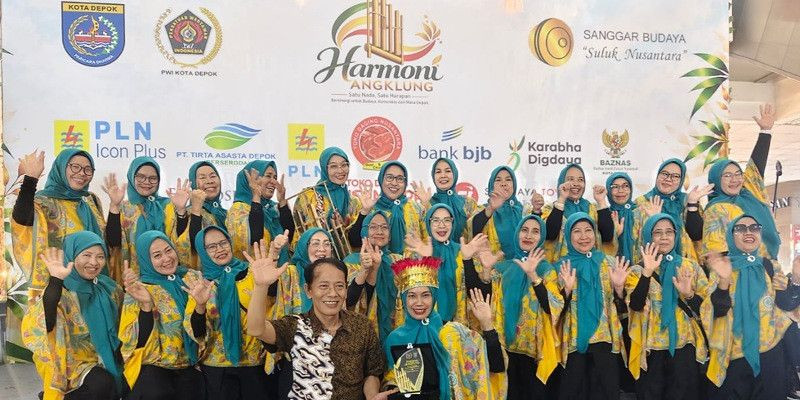 Harmoni Angklung PWI Depok 2026 Berakhir Sukses