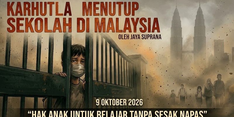 Karhutla Menutup Sekolah di Malaysia