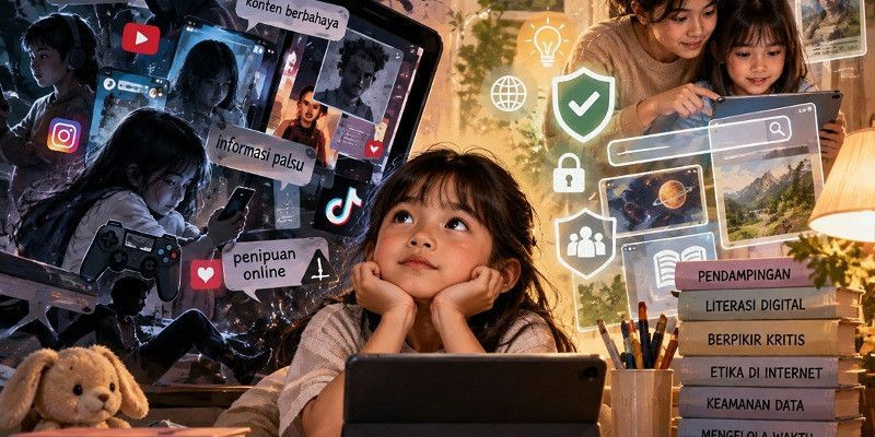 Anak Tidak Cukup Dijauhkan dari Internet, Mereka Harus Diajarkan Menghadapinya