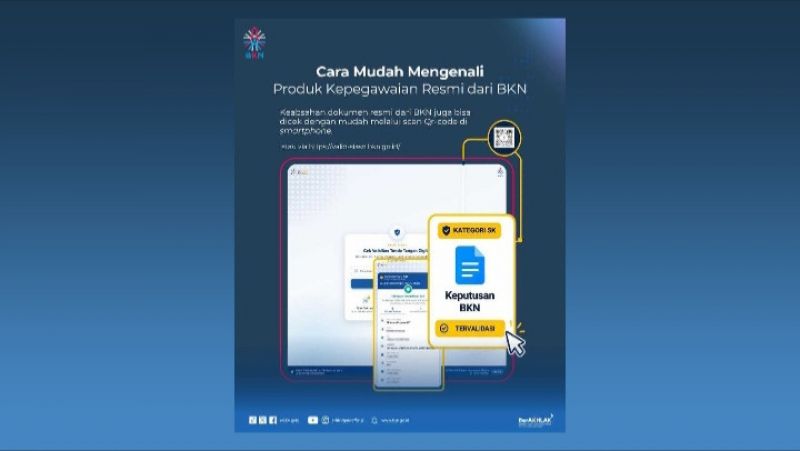 Cara Mudah Mengenali Produk Kepegawaian Resmi dari BKN