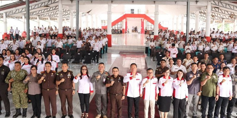 Tiga Organisasi Desa di Minsel Dikukuhkan, Kajati Sulut Tekankan Integritas