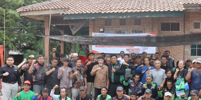 Abdi Sumaithi Dengar Langsung Keluhan Ojol: Tarif Tak Manusiawi, Perlindungan Belum Ada
