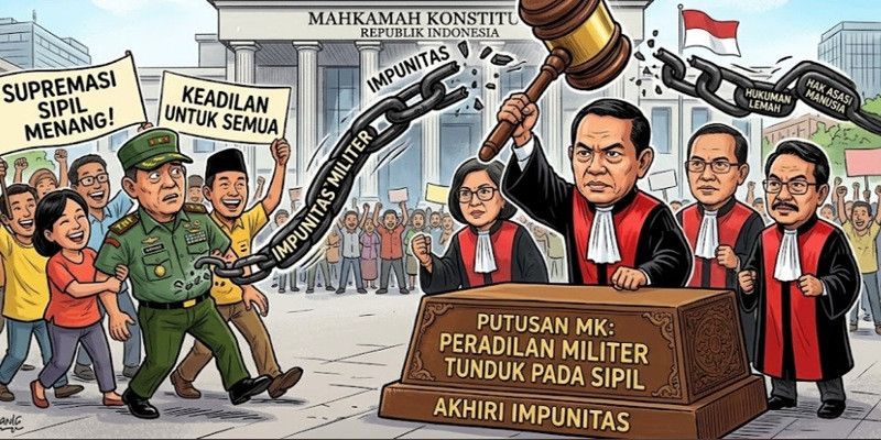 Hendardi: Putusan MK Momentum Akhiri Impunitas dan Perkuat Supremasi Sipil