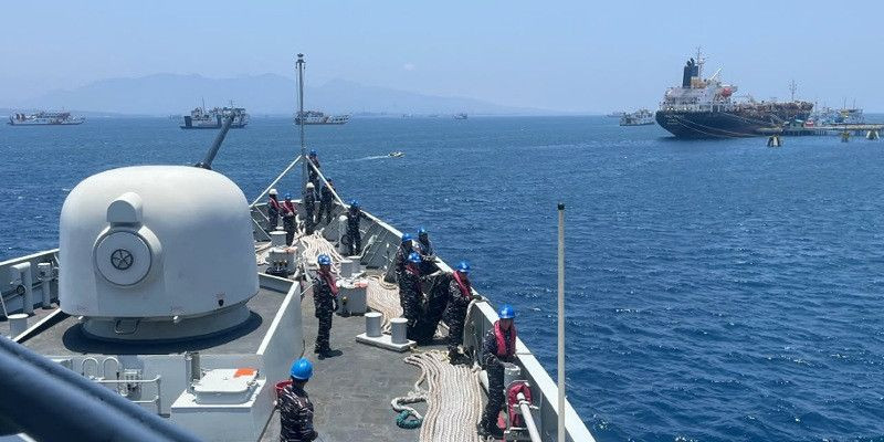 KRI SIM-367 dan Tiga Kapal Perang Australia Perkuat Diplomasi Maritim