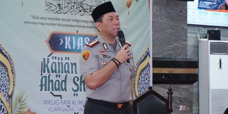 Kapolres Metro Jakut Sambangi Masjid Al Musyawarah, Ajak Warga Aktif Jaga Kamtibmas
