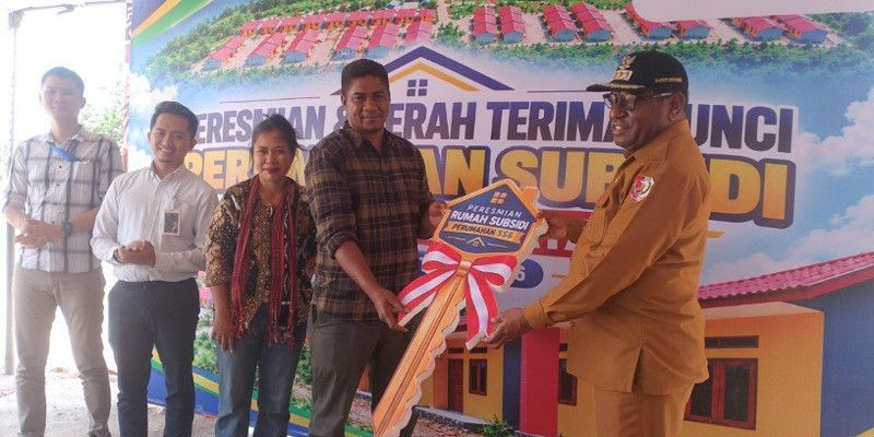 Bupati Merauke Resmikan 39 Rumah Subsidi SS 6 Kuprik Jaya