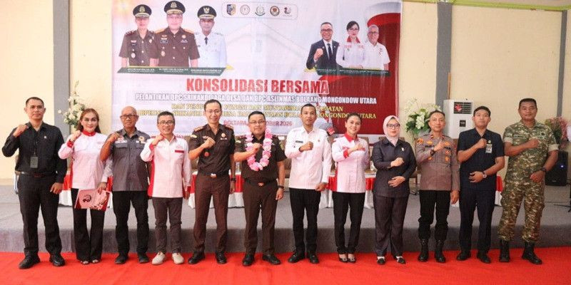 Plt Kajati Sulut Kukuhkan Srikandi Jaga Desa dan ASLINMAS Boltara