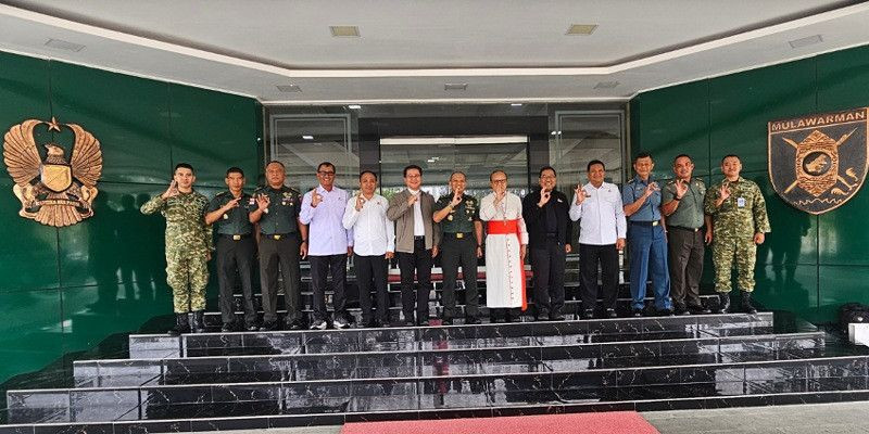 Kardinal Suharyo Sapa Prajurit di Makodam Mulawarman, Gereja Hadir di Tengah Pengabdian