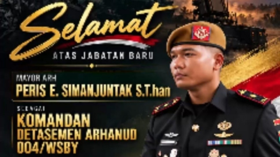 Mayor Arh Peris E. Simanjuntak Pimpin Denarhanud Rudal-004/WSBY Dumai
