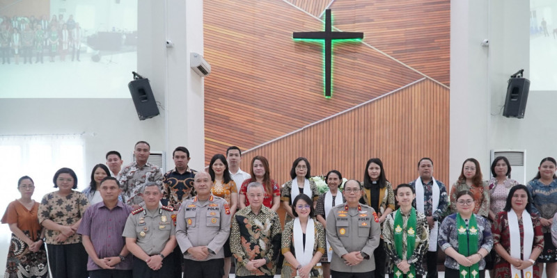Minggu Kasih Di Bait’EL Kota Gorontalo, Brigjen Pol Dedy Perkuat Semangat Polri Bersama Masyarakat
