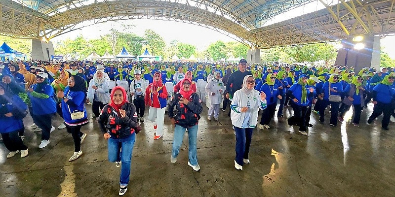 Ribuan Warga Bandung Padati Bale Rame Soreang