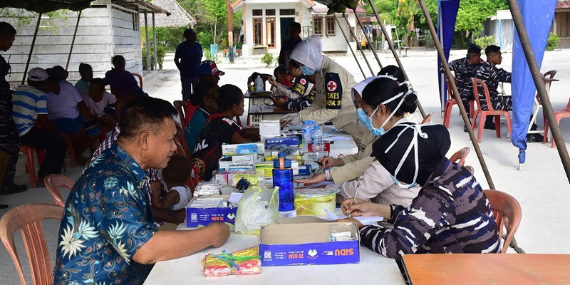 Kodaeral XIV Gelar Bakti Kesehatan dan Bakti Sosial di Kepulauan Raja Ampat