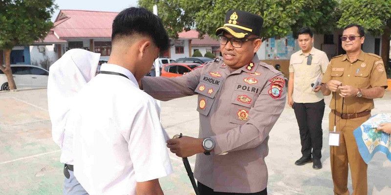 Polisi Peduli Pendidikan, Kapolres Kotamobagu Hadir di Tengah Pelajar