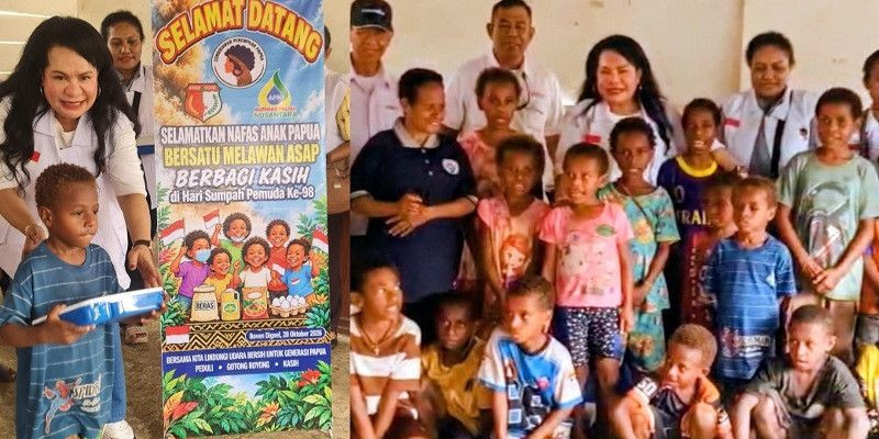 100 Anak di Kampung Miri Nikmati Makan Bergizi dari Dapur APN