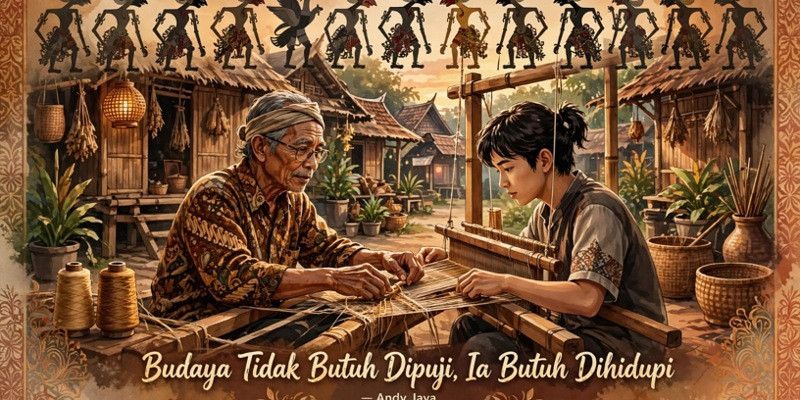 Andy Java Soroti Nasib Budaya Lokal: Jangan Hanya Jadi Prasasti, Harus Dihidupi