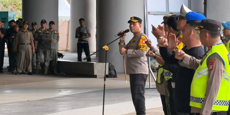 Kapolres Metro Jakarta Utara Pimpin Apel Pengamanan Persija Vs Persik di JIS, 1.456 Personel Disiagakan