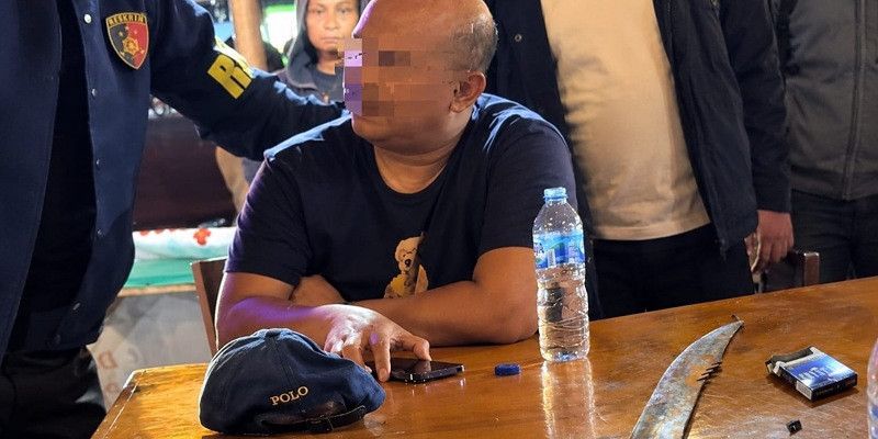 Bawa Parang dan Mengamuk di Pasar Kuliner Kotamobagu, EY Diamankan Polisi