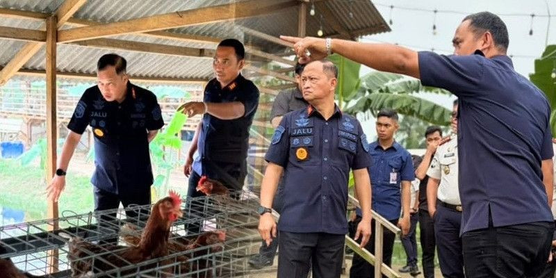 Jalu Yuswa Panjang Apresiasi Pengembangan Ketahanan Pangan di Rutan Tanjung Pura