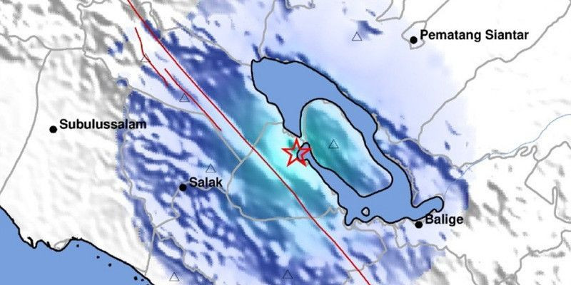 Samosir Digoyang Gempa, Getaranya Dirasakan Masyarakat 